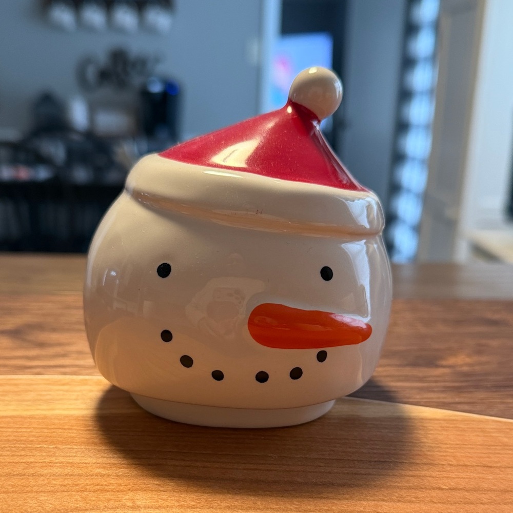 Rae Dunn Festive Snowman Mug Lid